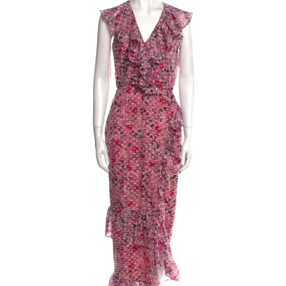 Saloni Silk Long Dress - Picture 1 of 8